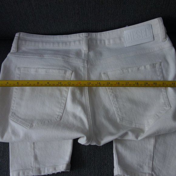 Diesel White D-FAYZA Boyfriend Low Waste W29-L32 009NR Stretch Size 29 Jeans - Picture 13 of 14